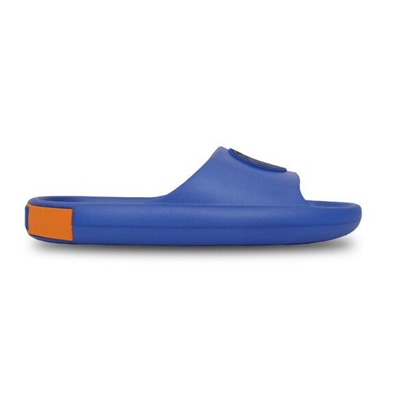 Dragon Ball Z Mens Slide Sandals, Size 11, Medium Width, Slip-On, Blue/Orange - Picture 3 of 5